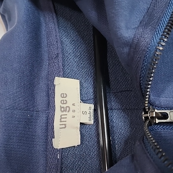Umgee USA‎ Blue Jacket 1/4 Zip Women's Size Small - Picture 2 of 5